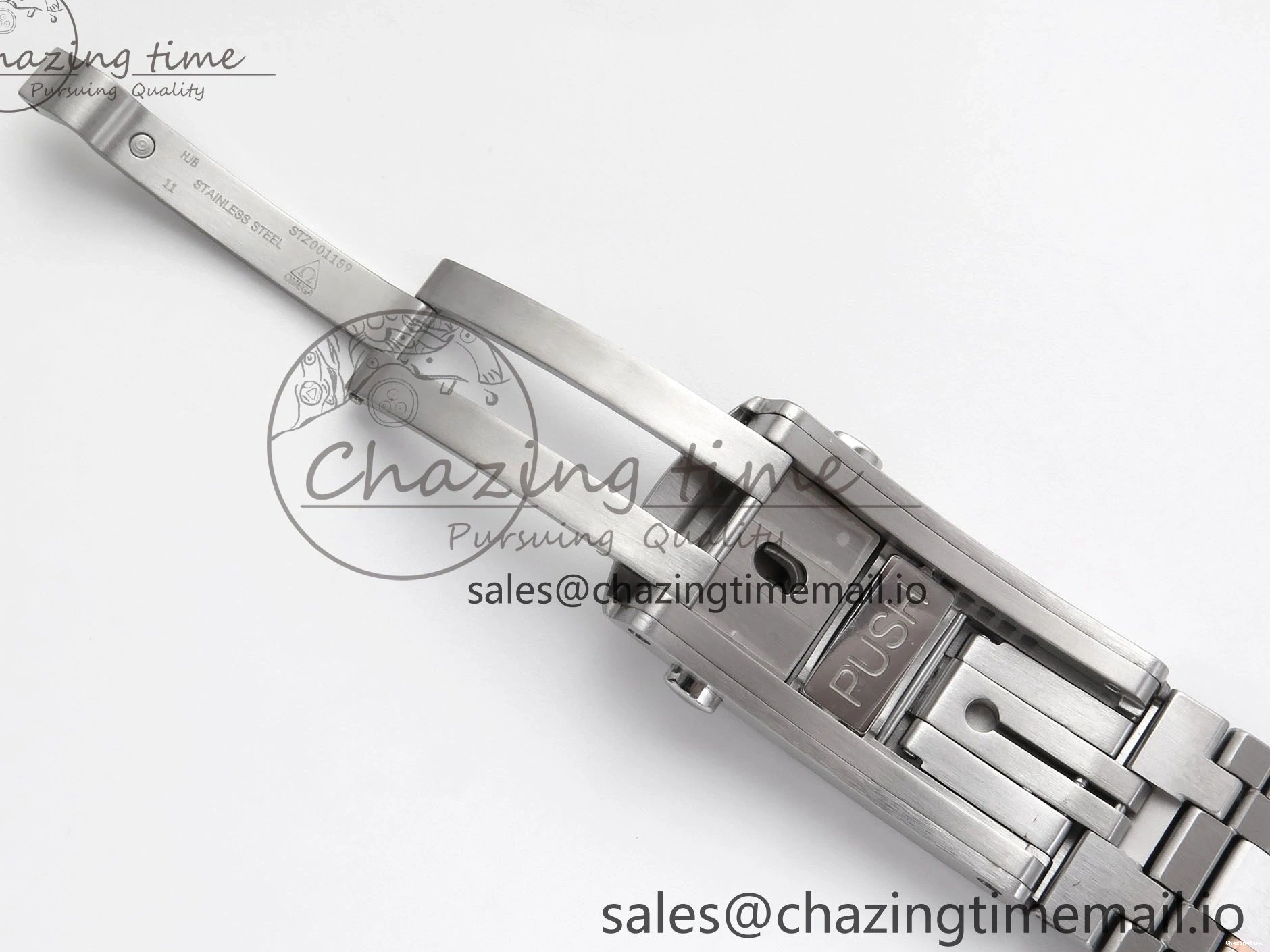 0507 Seamaster 300m Chrono SS YG OMF 1:1 Best Edition Blue Dial on SS YG Bracelet A Popular 7685